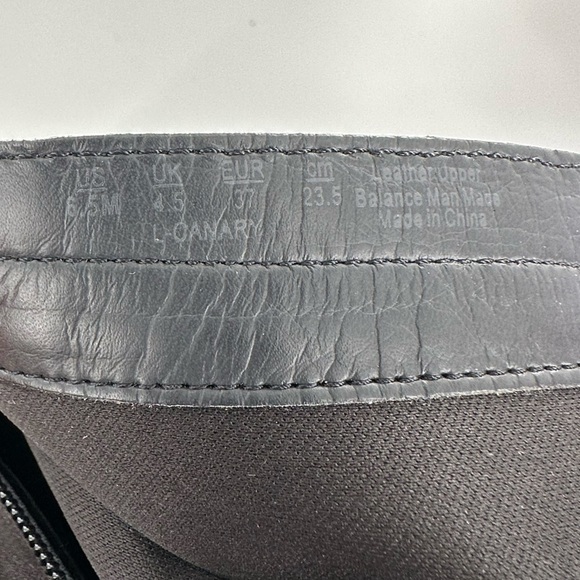 Franco sarto knee high wide calf boots size 6.5 37 L-Canary black leather riding - Picture 13 of 13